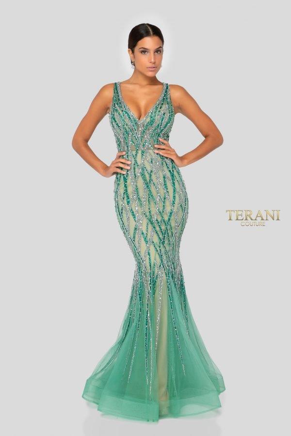 Terani Couture 1912GL9573 Formal Long Prom Dress