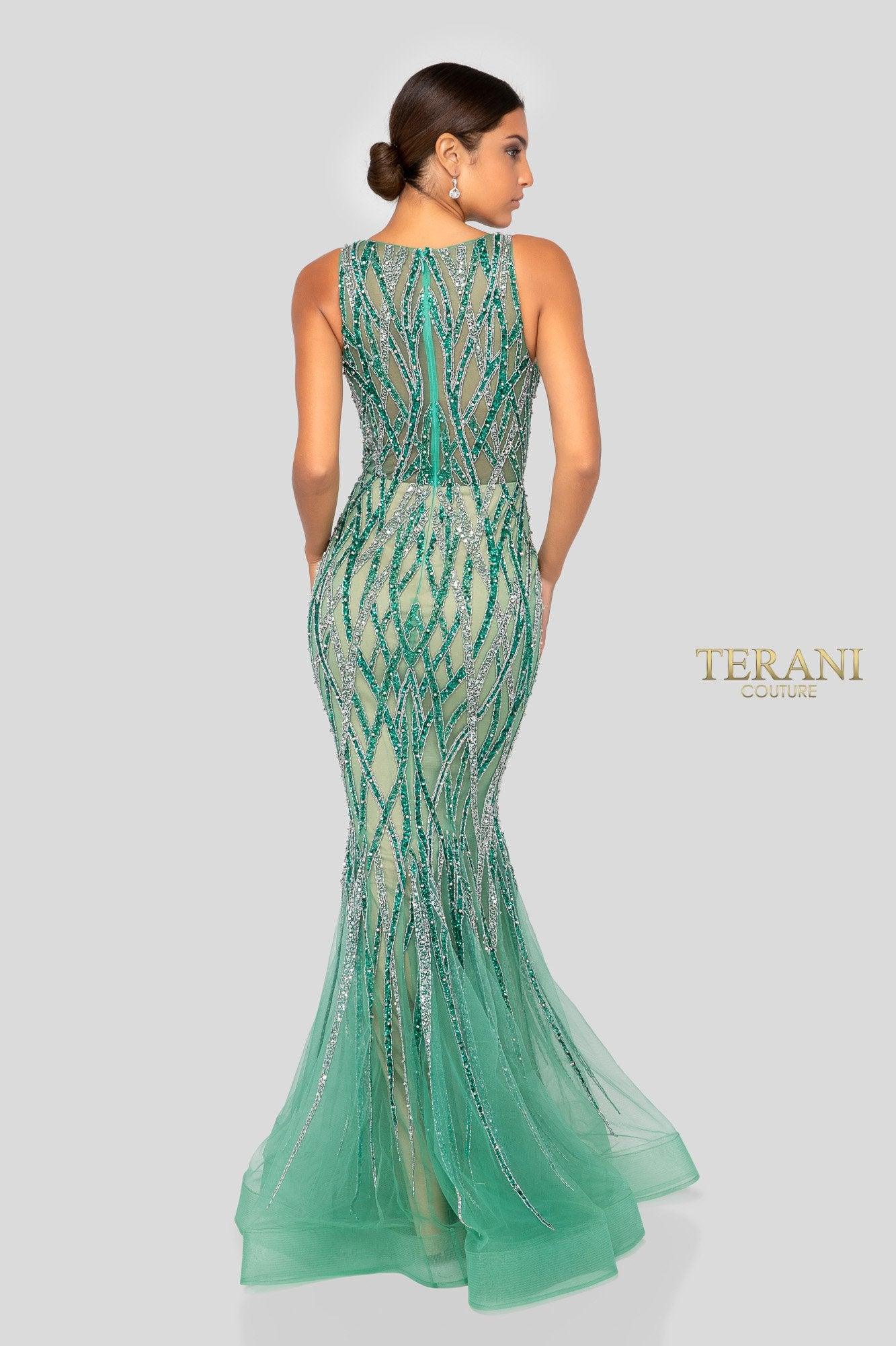 Terani Couture 1912GL9573 Formal Long Prom Dress