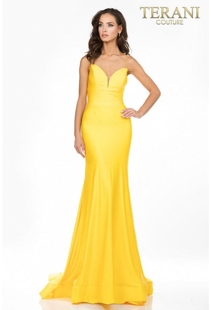 Terani Couture Formal Long Prom Gown 2011P1234 - The Dress Outlet