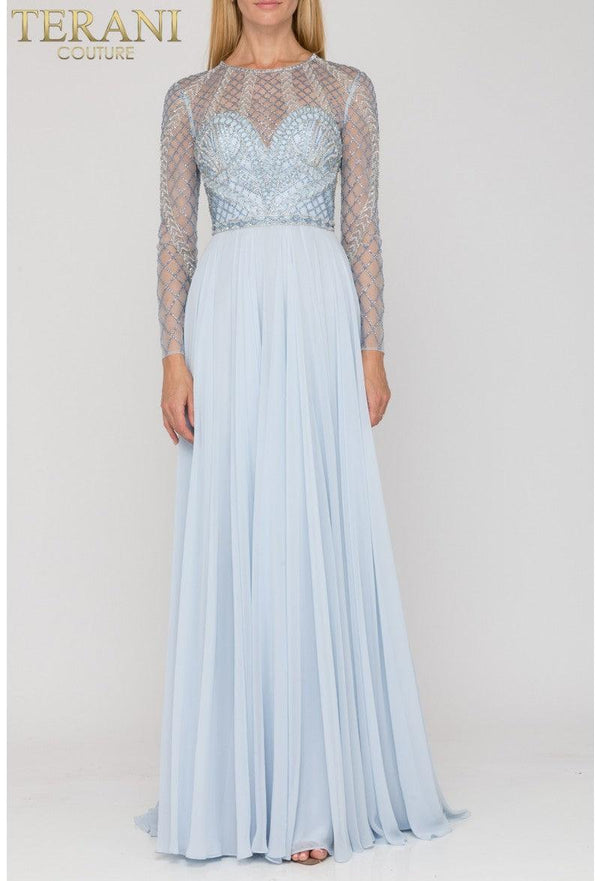 Terani Couture 2011M2164 Formal Long Sleeve Dress