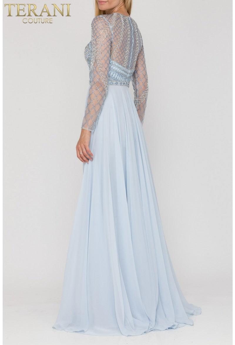 Terani Couture 2011M2164 Formal Long Sleeve Dress