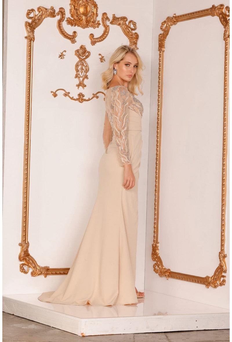 Terani Couture 2111M5266 Formal Long Sleeve Dress