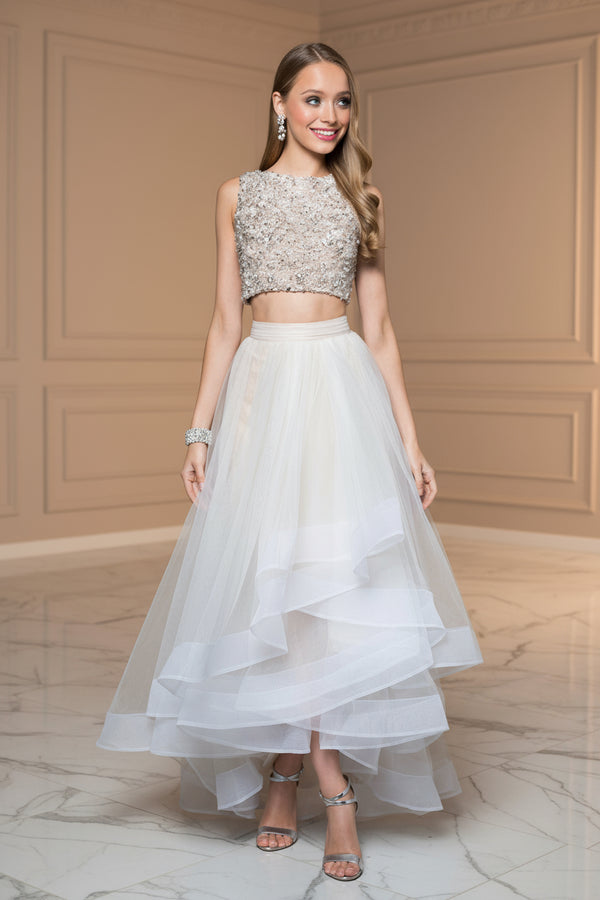 Terani Couture 1611P1364G High Low Prom Dress