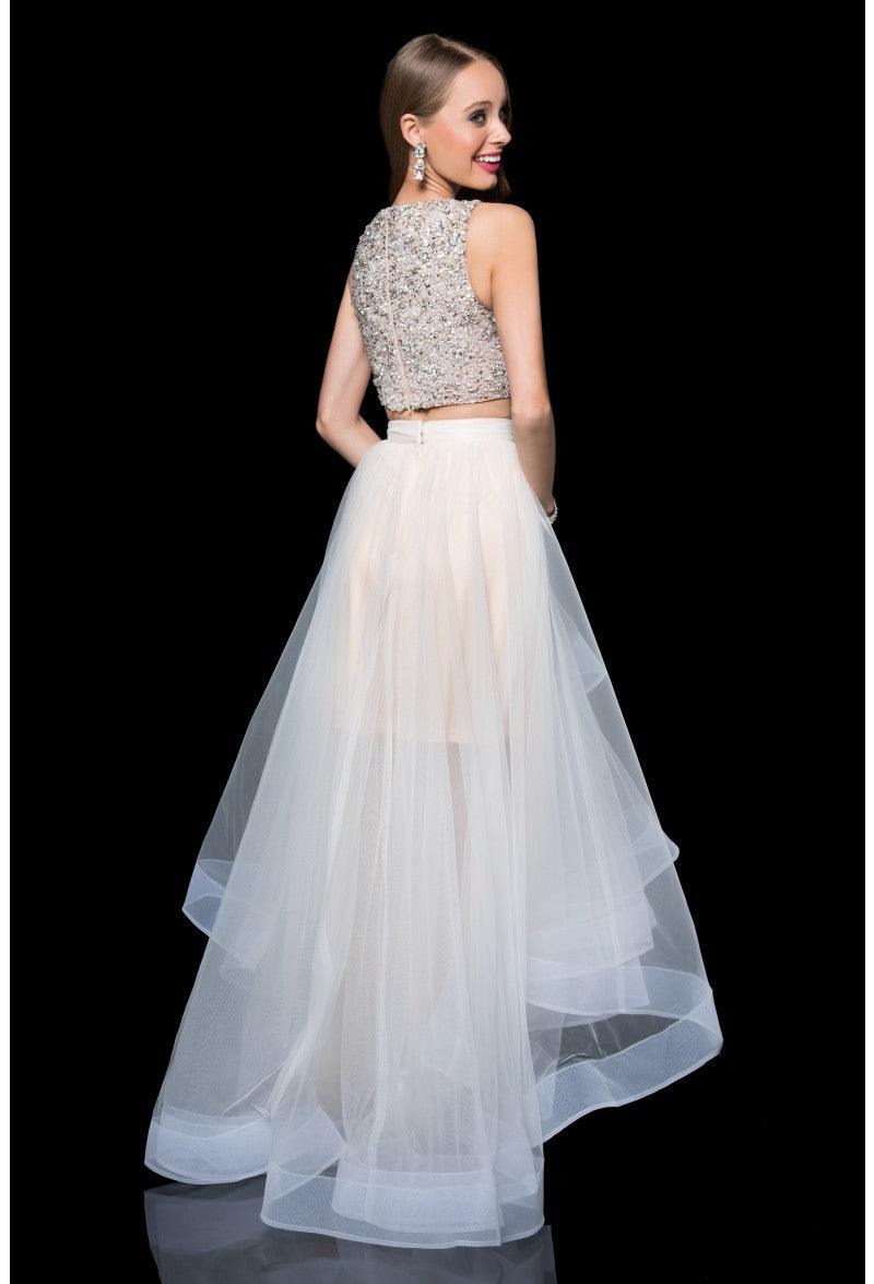Terani Couture 1611P1364G High Low Prom Dress