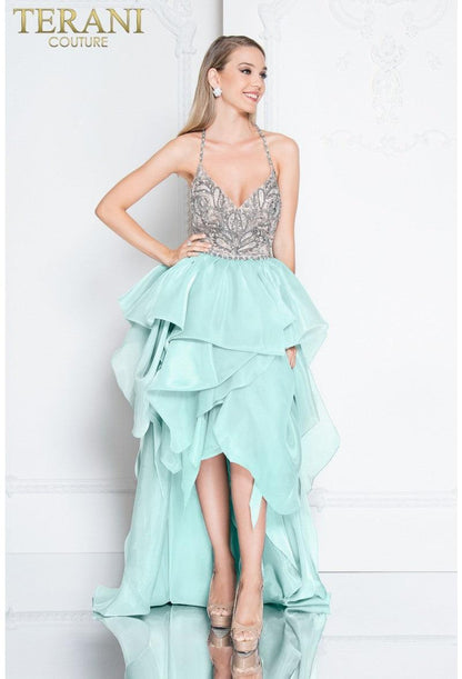 Terani Couture High Low Prom Dress Sale 1811P5782 - The Dress Outlet