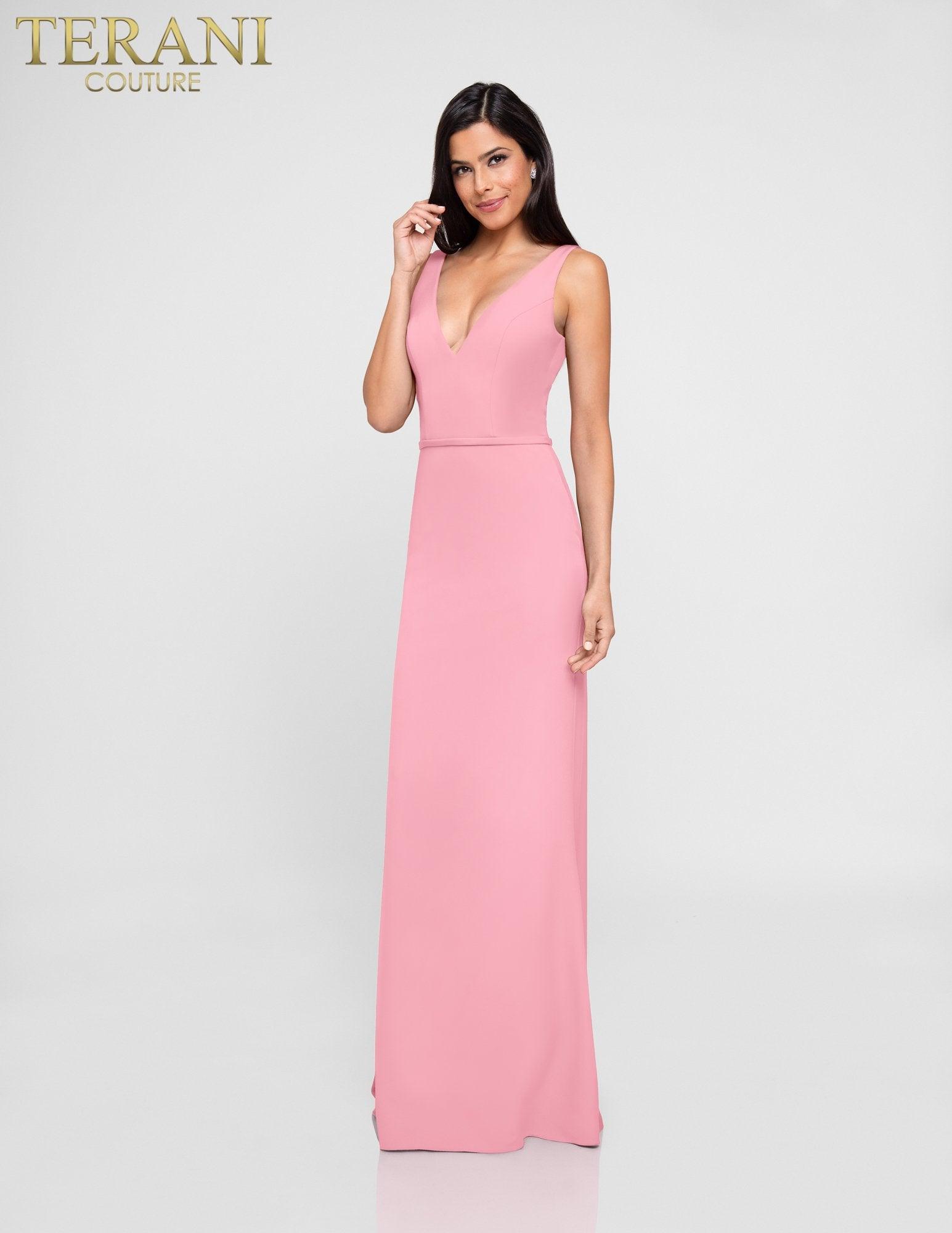 Terani Couture Long Bridesmaid Formal Gown 1812B5439 - The Dress Outlet