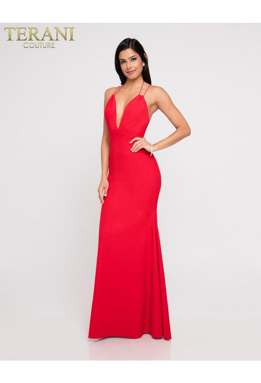 Terani Couture Long Formal Bridesmaid Dress 1812B5423 - The Dress Outlet