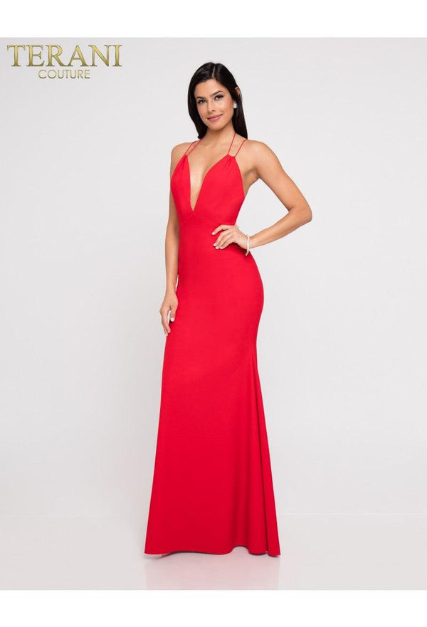 Terani Couture 1812B5423 Long Formal Bridesmaid Dress