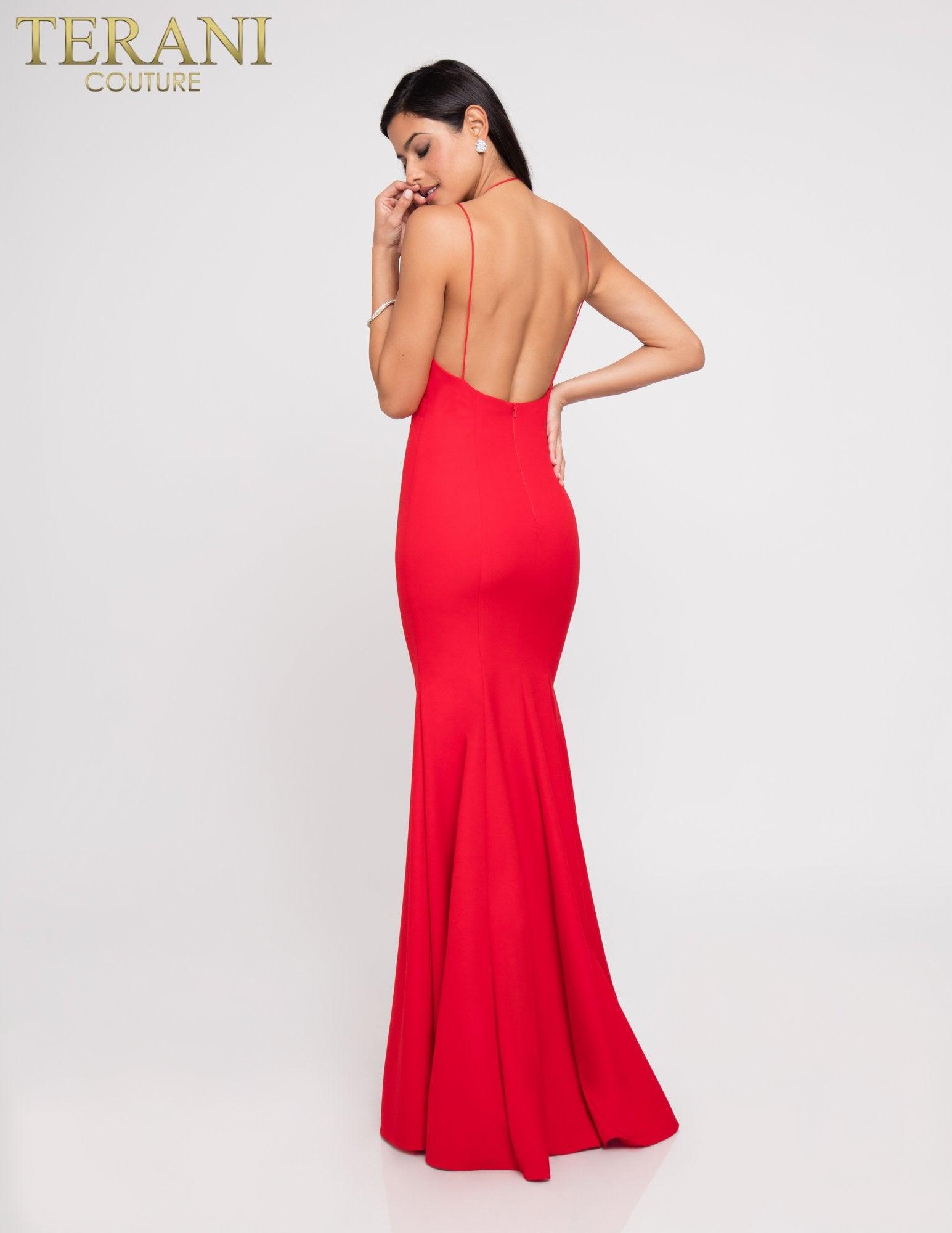 Terani Couture Long Formal Bridesmaid Dress 1812B5423 - The Dress Outlet
