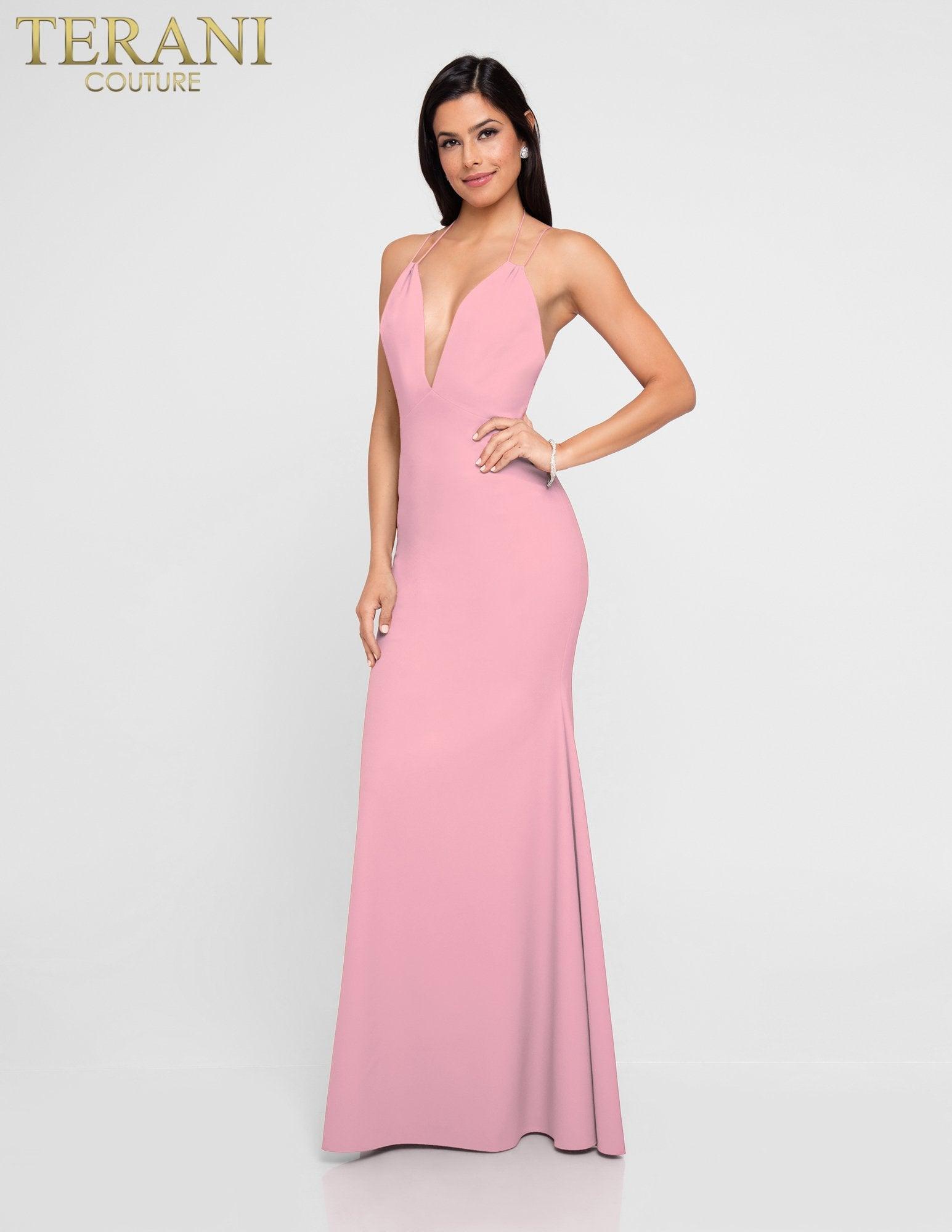 Terani Couture Long Formal Bridesmaid Dress 1812B5423 - The Dress Outlet