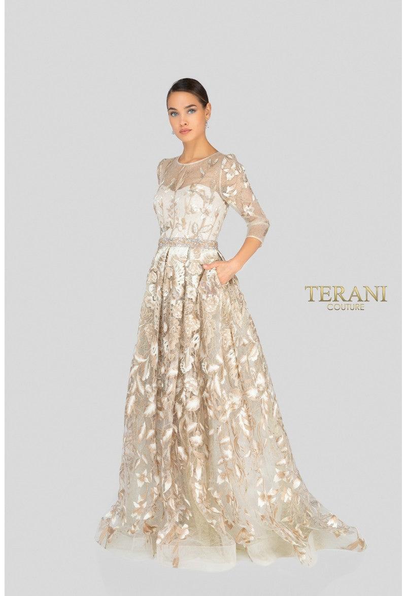 Terani Couture 1913M9408 Long Formal Evening Dress