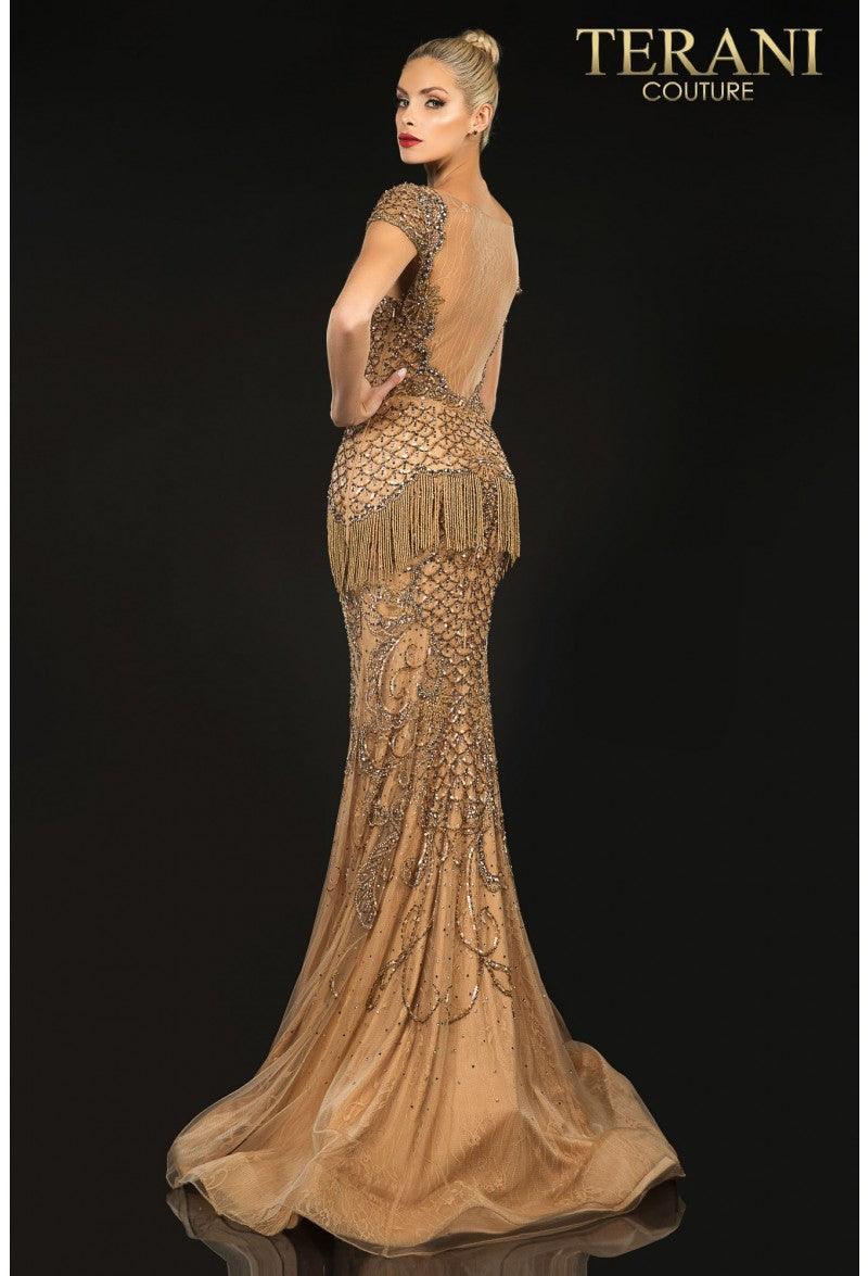 Terani Couture 1712P2518 Long Formal Prom Dress