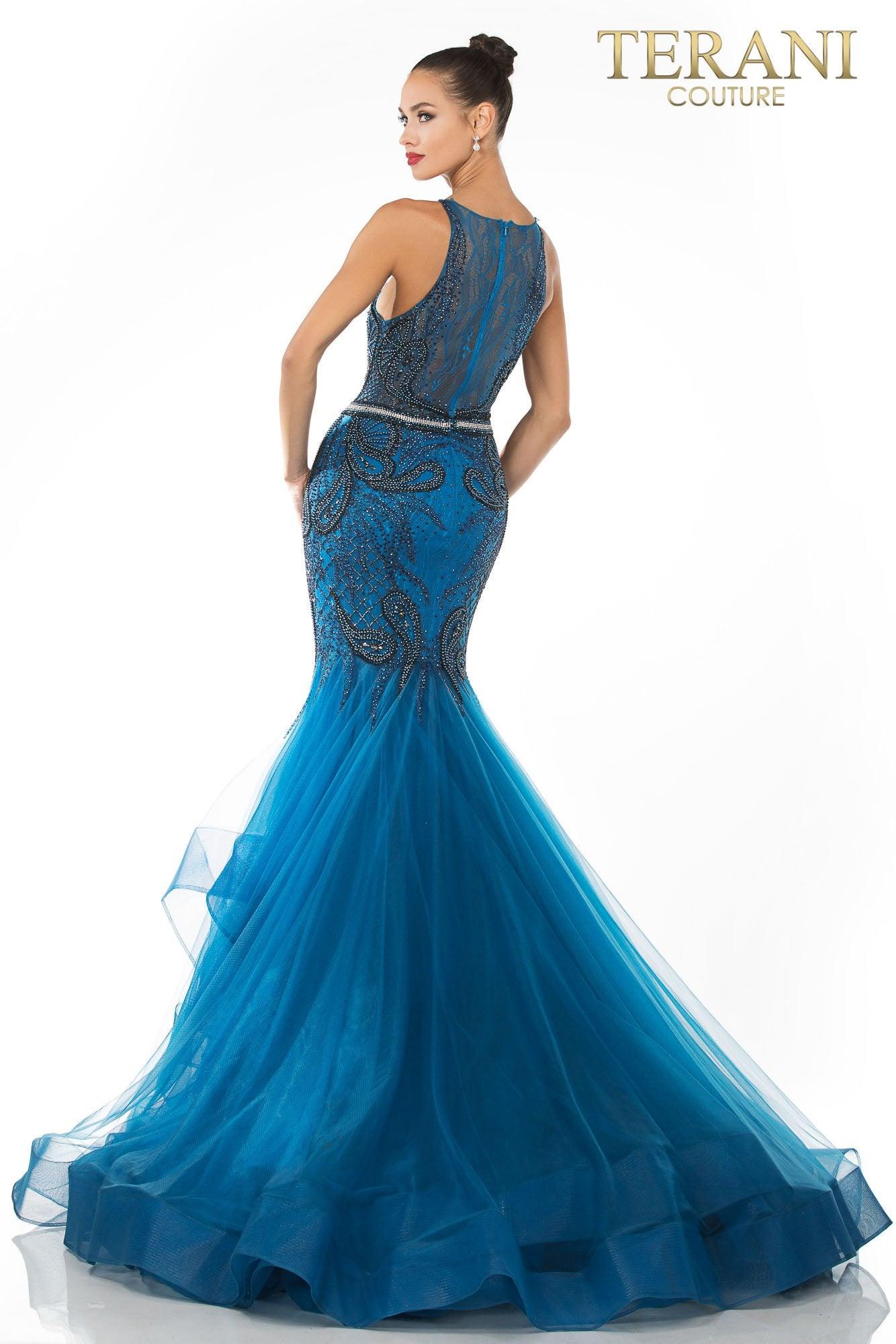 Terani Couture 1822GL7515 Long Formal Prom Dress