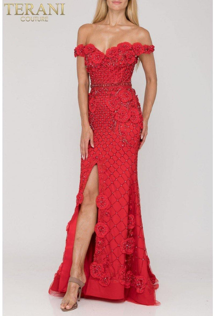 Terani Couture Long Fitted Prom Dress 1922GL0682 - The Dress Outlet