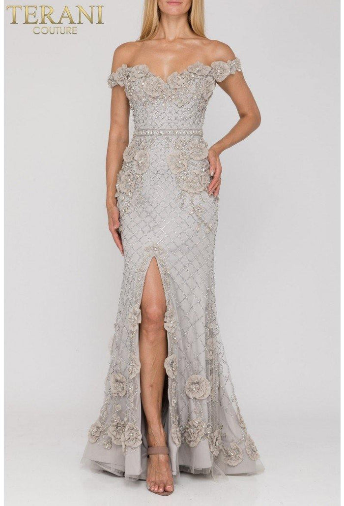 Terani Couture Long Fitted Prom Dress 1922GL0682 - The Dress Outlet