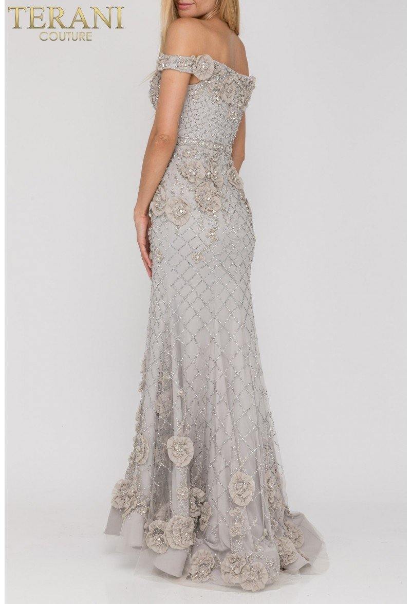Terani Couture Long Fitted Prom Dress 1922GL0682 - The Dress Outlet
