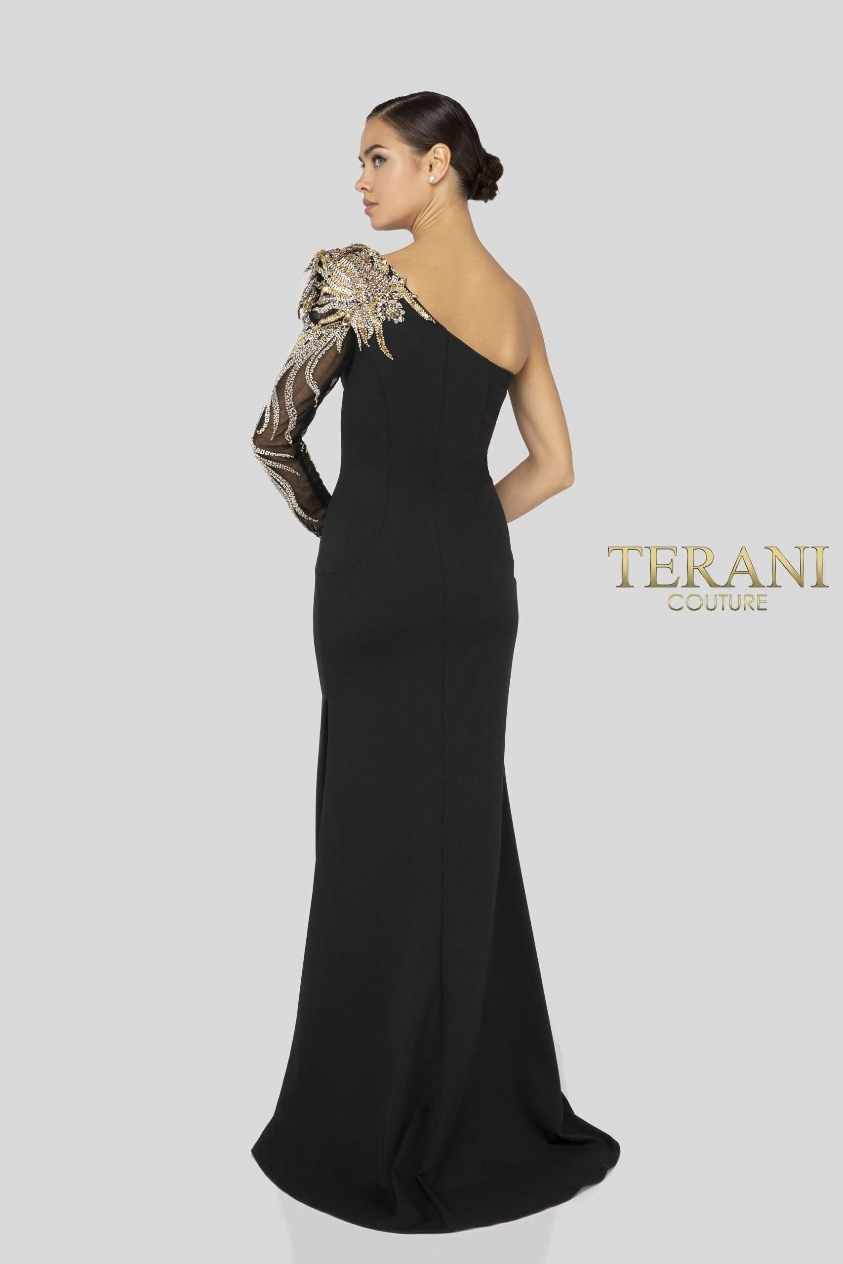 Terani Couture Long Formal Prom Gown 1911E9094 - The Dress Outlet