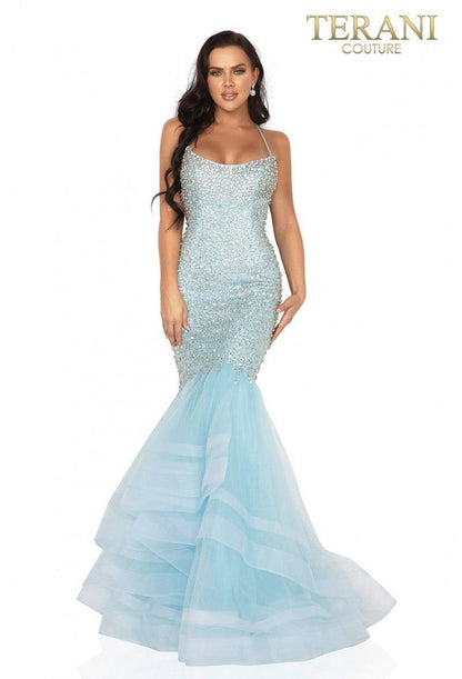 Terani Couture Long Formal Prom Gown 2011P1143 - The Dress Outlet
