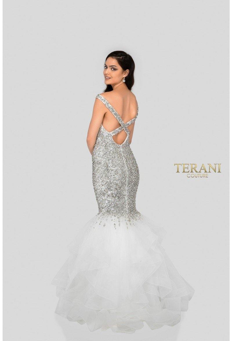 Terani Couture Long Mermaid Prom Gown 1911P8363 - The Dress Outlet