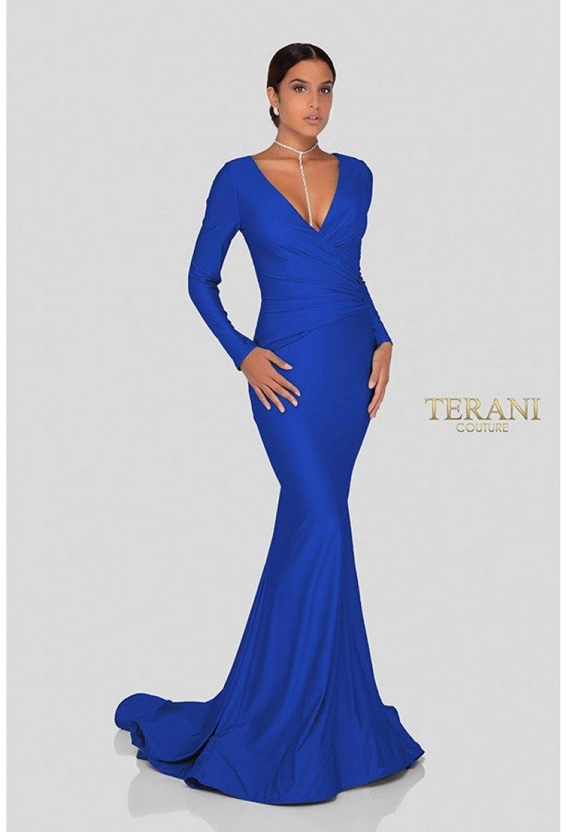 Terani Couture Long Mermaid Prom Gown 1912P8281 - The Dress Outlet