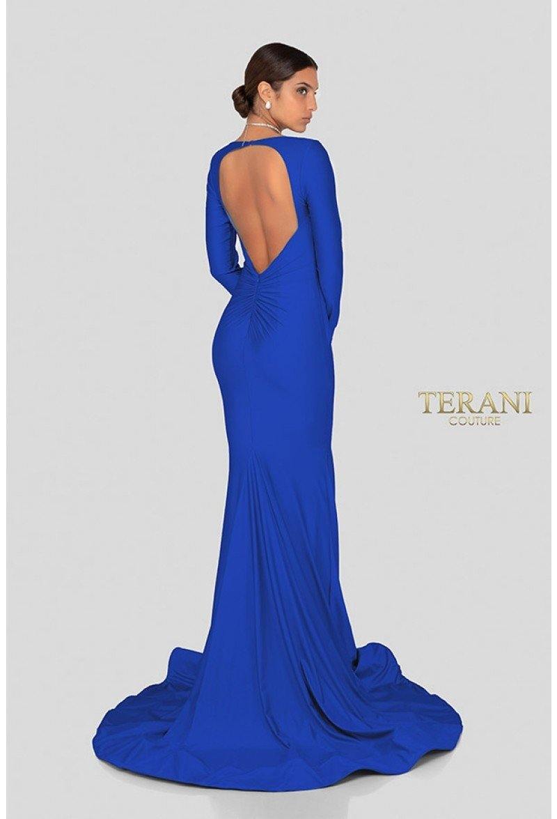 Terani Couture Long Mermaid Prom Gown 1912P8281 - The Dress Outlet