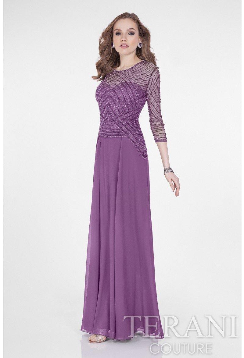 Terani Couture 1623M1860 Long Mother Of Bride Dress