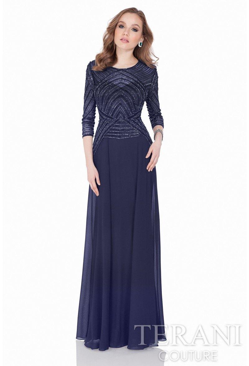 Terani Couture 1623M1860 Long Mother Of Bride Dress