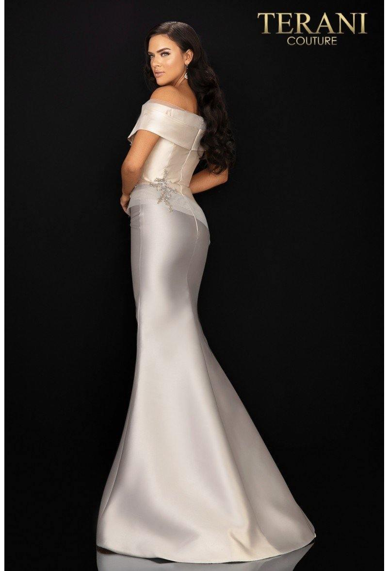 Terani Couture Long Mother Of Bride Dress 2011M2159 - The Dress Outlet