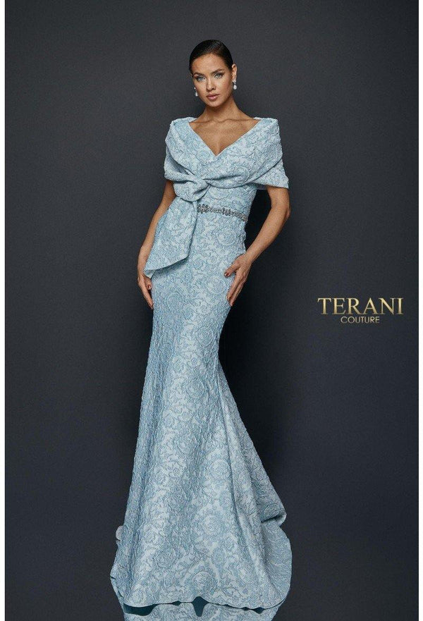 Terani Couture 1921M0726 Powder Blue 10 Sale