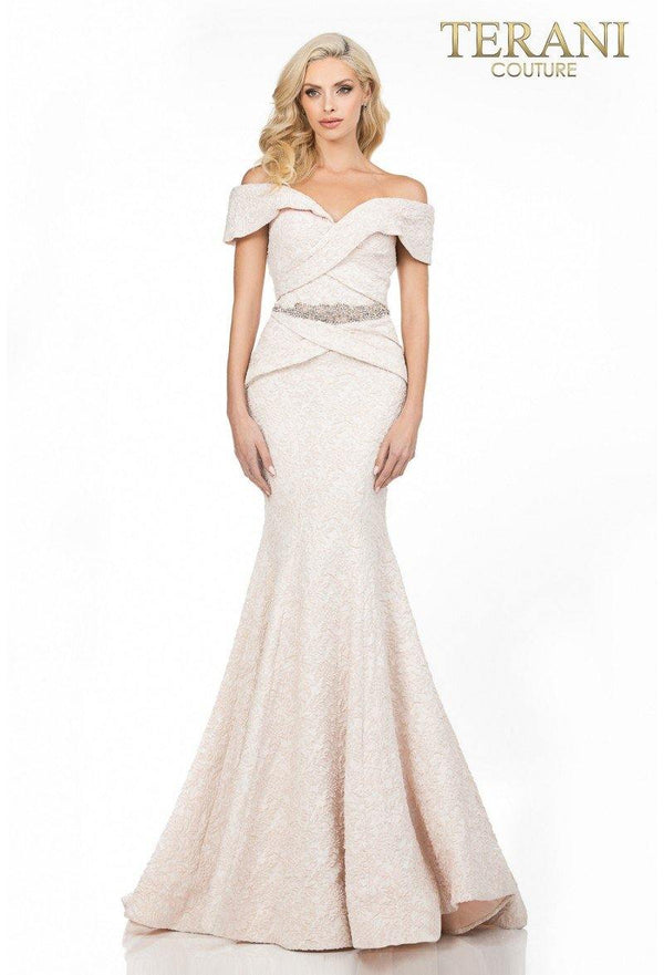 Terani Couture 1812M6657 Blush 14 Sale