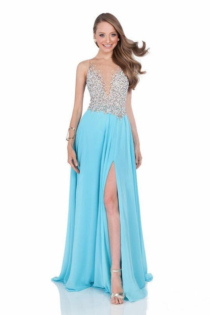 Terani Couture Long Prom Dress 1612P0502A - The Dress Outlet