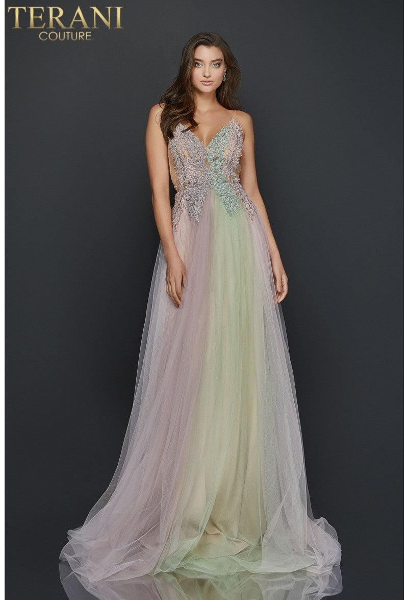 Terani Couture 2011P1107 Long Prom Formal Dress