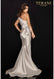Taupe Ivory Terani Couture 2011E2427 One Shoulder Long Evening Gown for $528.0 – The Dress Outlet