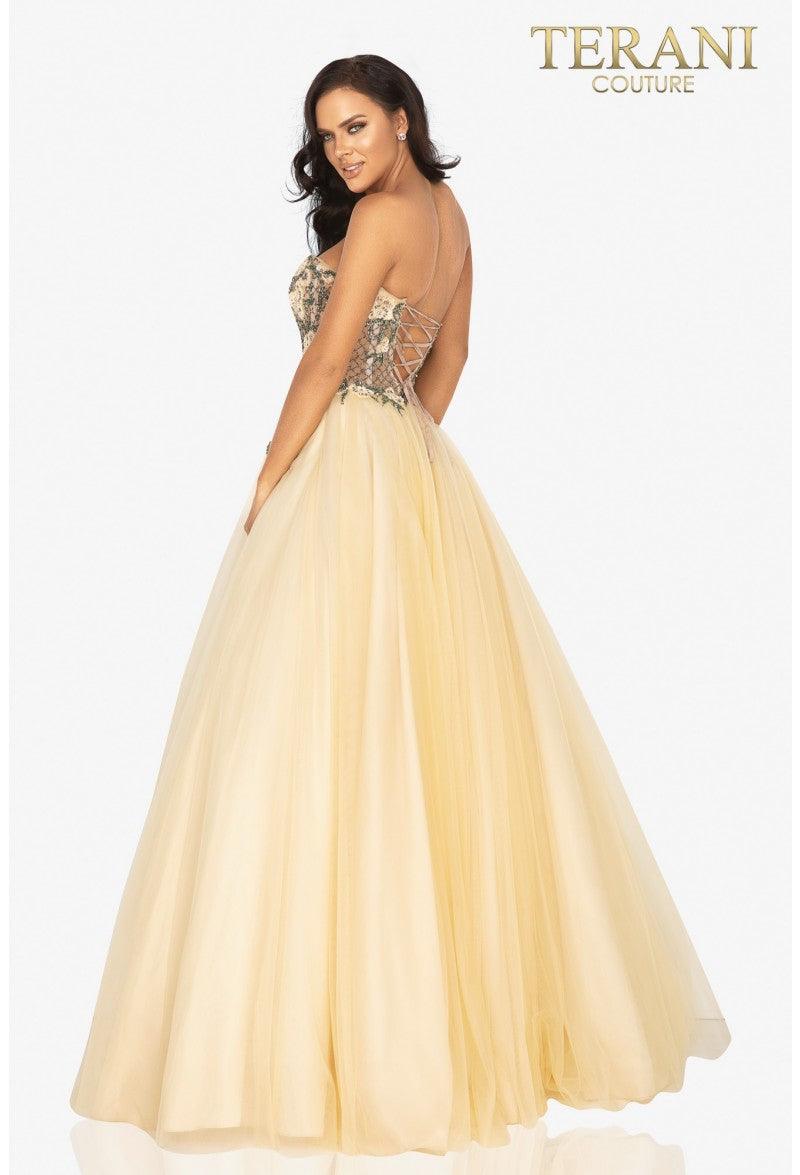 Terani Couture Prom Long Beaded Ball Gown 2011P1149 - The Dress Outlet