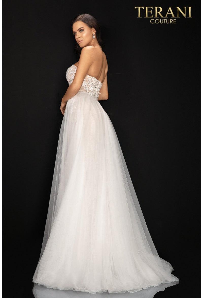 Terani Couture 2011P1055 Prom Long Strapless Gown