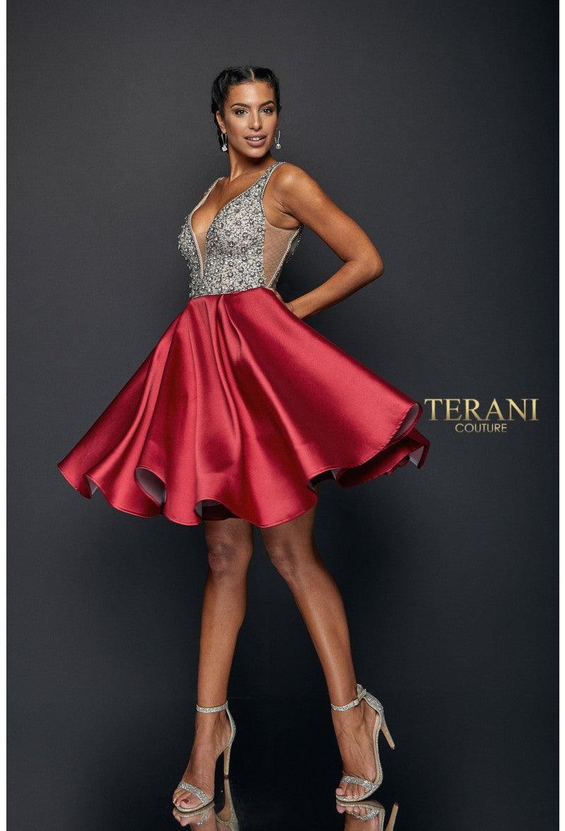 Terani Couture Prom Short Cocktail Dress 1821H7771 - The Dress Outlet