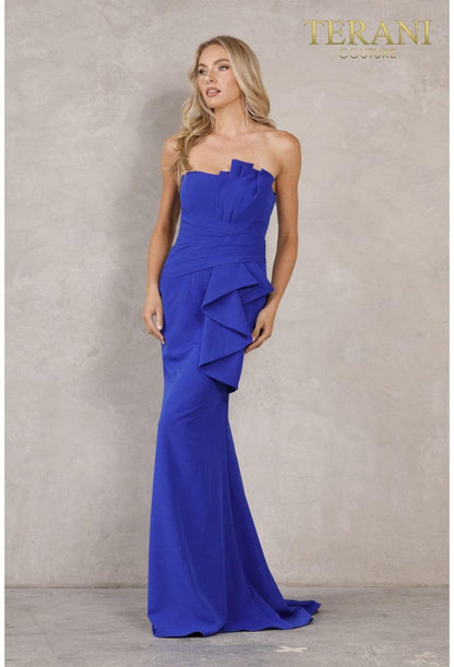 Terani Couture Prom Strapless Long Dress 2214E0165 - The Dress Outlet