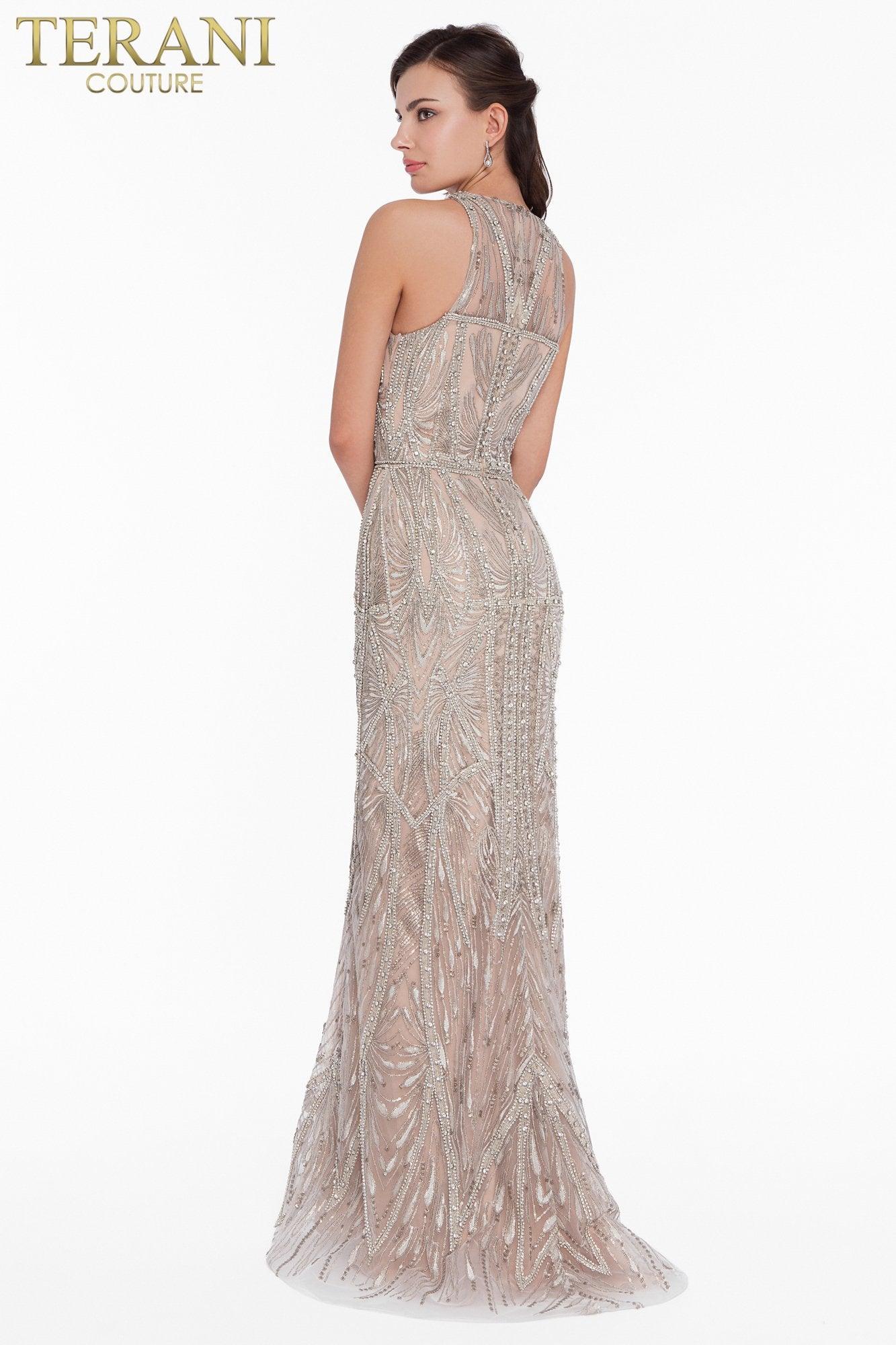 Terani Couture 1822GL7508 Sexy Long Prom Dress
