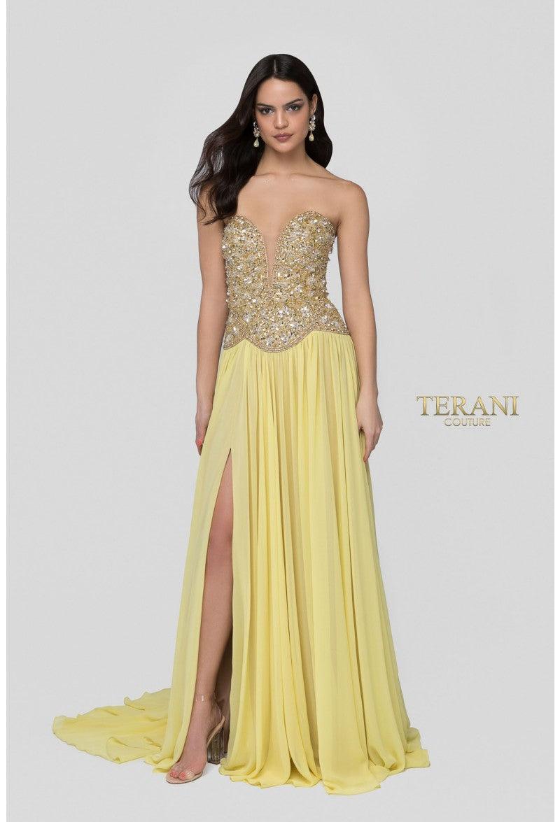 Terani Couture 1912P8239 Sexy Long Prom Dress