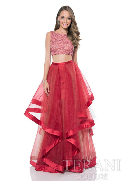 Terani Couture Sexy Two Piece Prom Dress 1611P1369A - The Dress Outlet