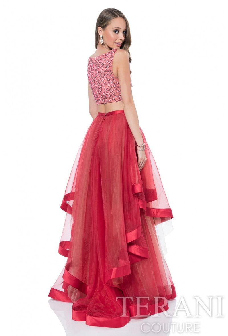 Terani Couture 1611P1369A Sexy Two Piece Prom Dress