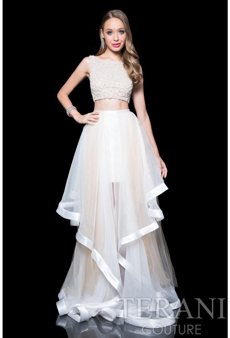 Terani Couture 1611P1369A Sexy Two Piece Prom Dress