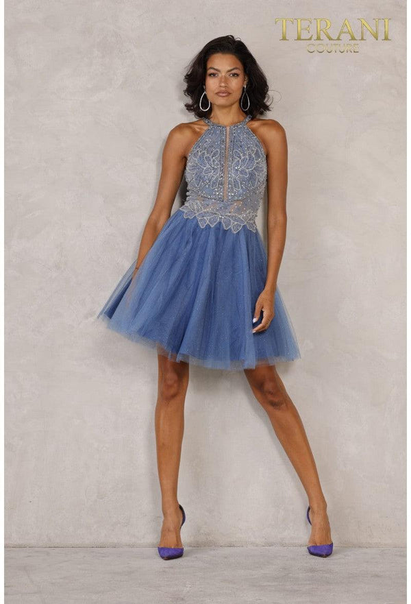Terani Couture 2021H3454G Short Cocktail Prom Dress