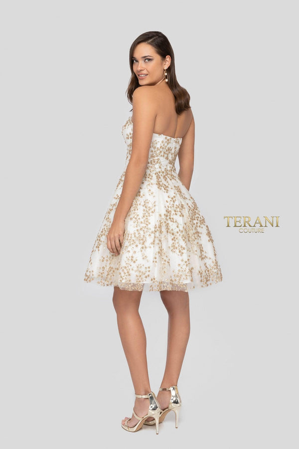 Terani Couture Short Prom Cocktail Dress 1911P8073 - The Dress Outlet