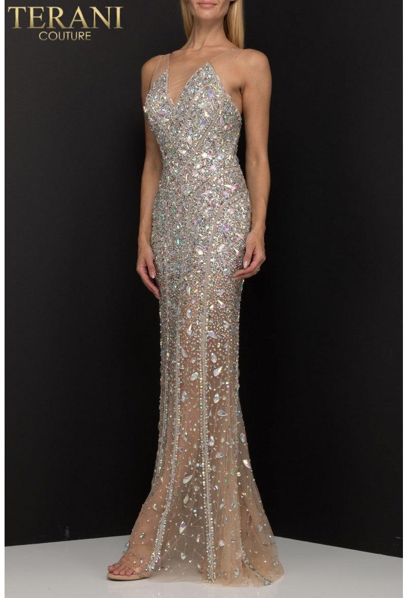 Terani Couture 2017P1470 Sleeveless Long Prom Dress