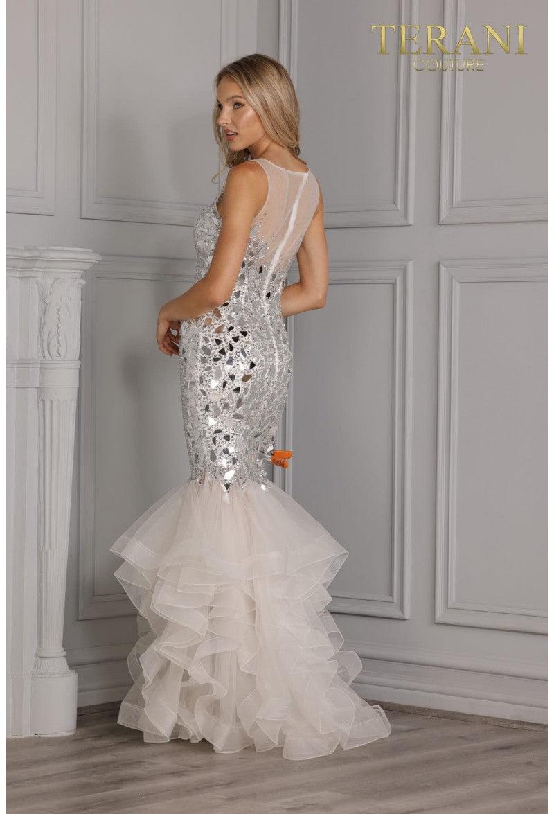 Terani Couture 2111P4198 Sleeveless Long Prom Dress