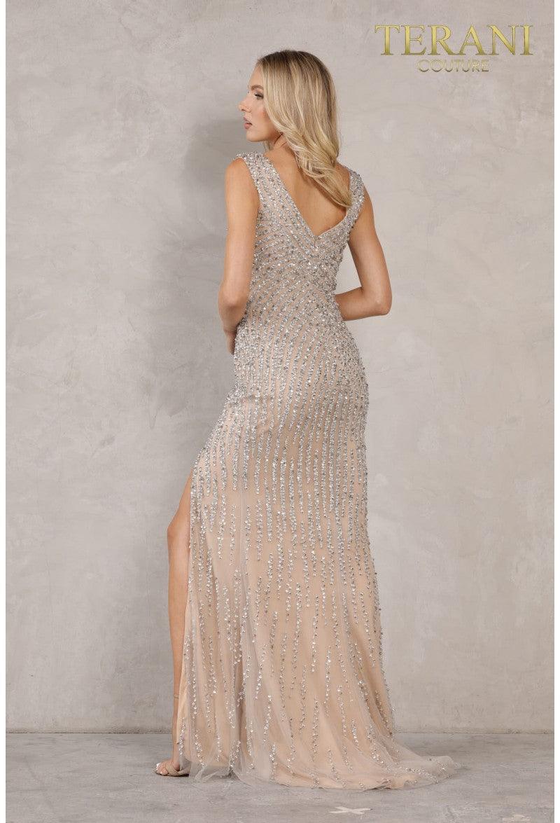 Terani Couture Sleeveless Long Prom Dress 2211P0043 - The Dress Outlet