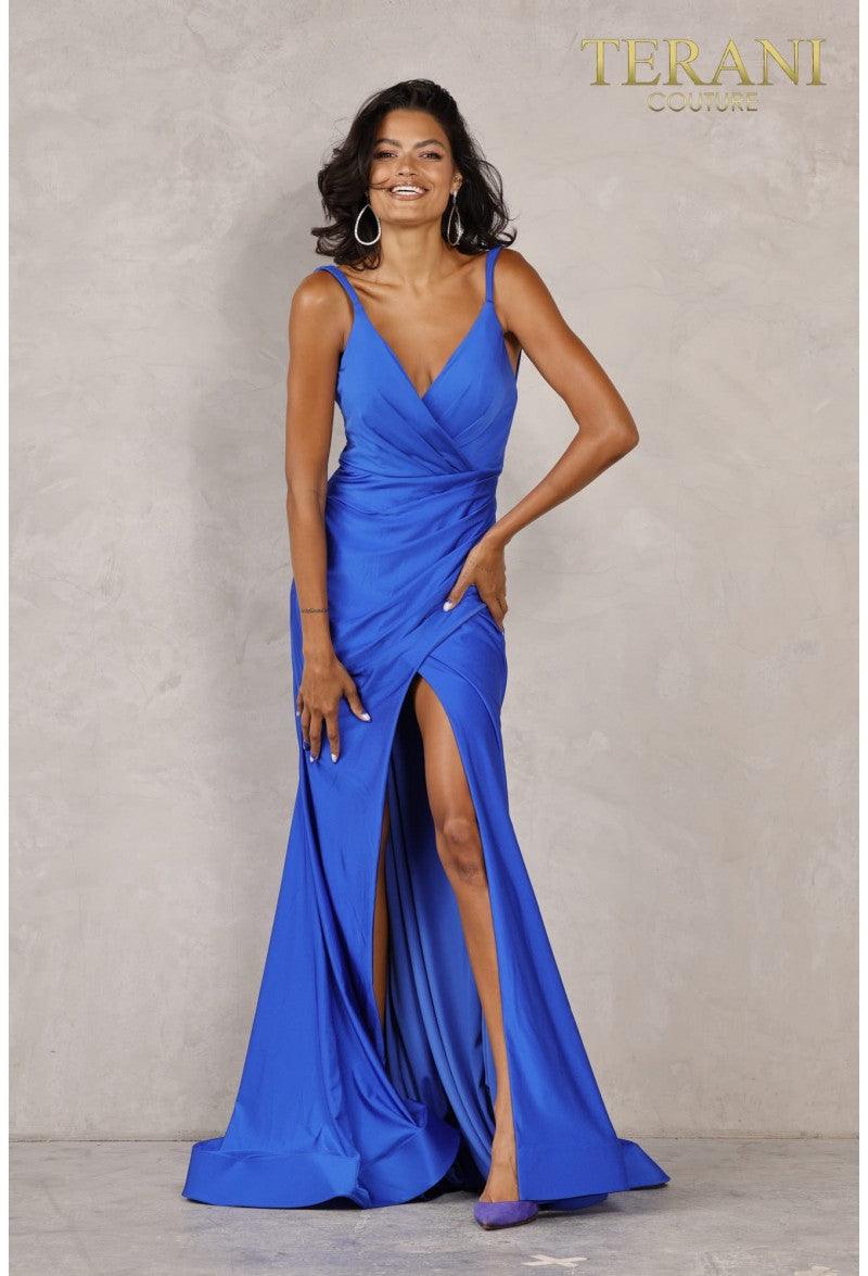 Terani Couture Sleeveless Long Prom Dress Sale - The Dress Outlet