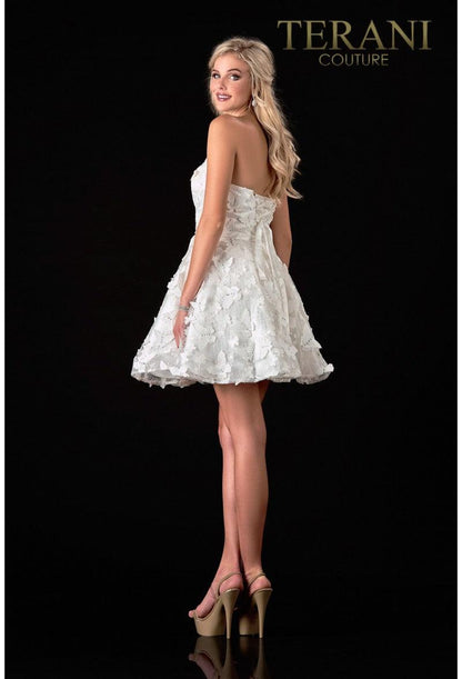 Terani Couture Strapless Short Prom Dress 2111P4246 - The Dress Outlet