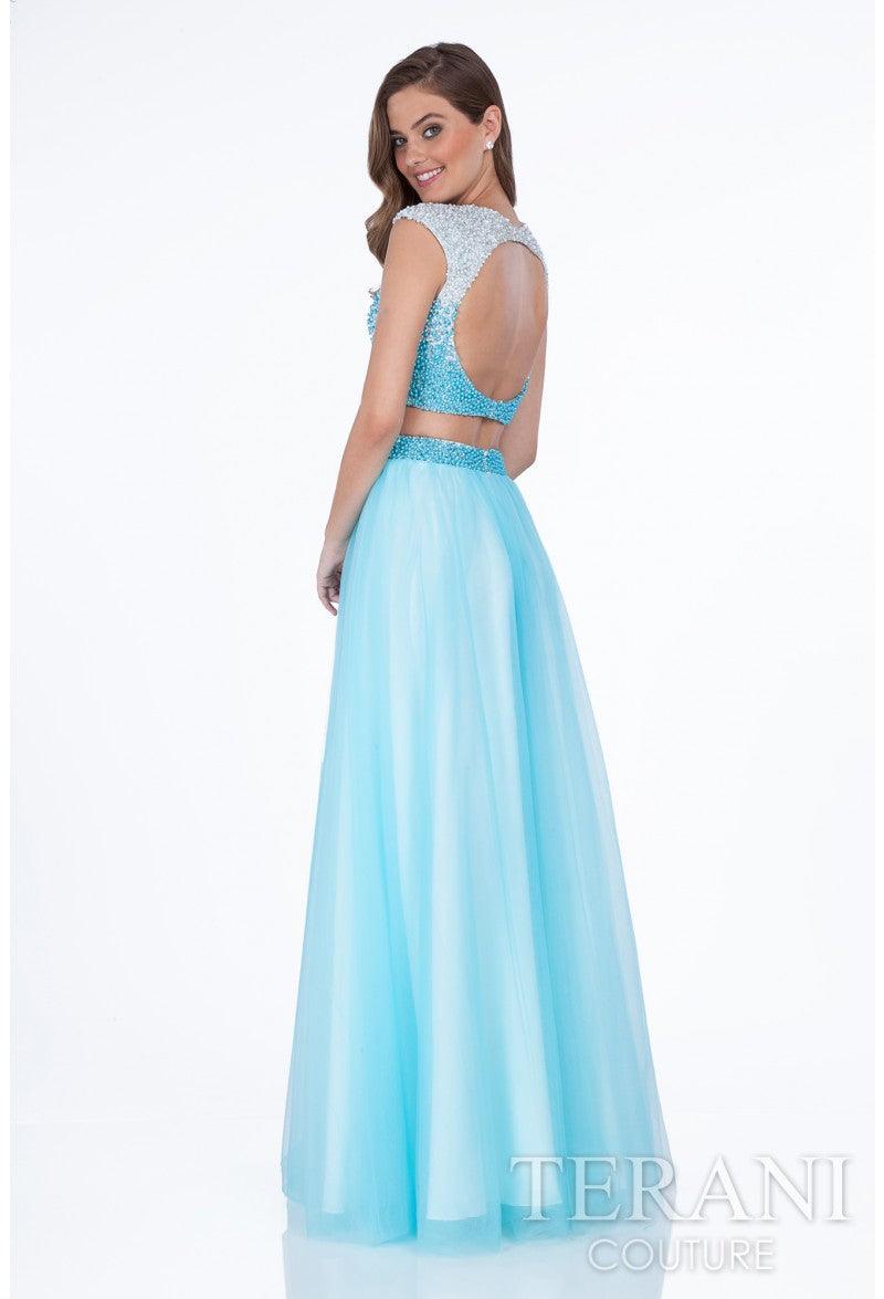 Terani Couture Two Piece Long Prom Dress 1611P1352A - The Dress Outlet
